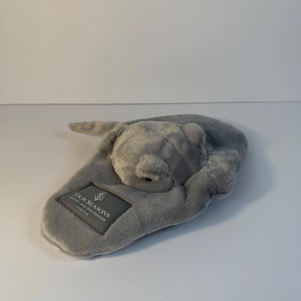 Four Seasons Anguilla Stingray Plush Gray Resort Souvenir Caribbean Stuffed Toy